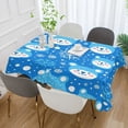 thumbnail image 2 of Yayeee Tablecloths 60" x 60" Rectangle Wrinkle Resistant Party Table Cover, Blue Bears, 2 of 8