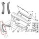 thumbnail image 5 of Car Left Interior Door Pull Handle with Cover Trim Replacement for- 3 Series E90 E91 E92 2004-2012, 5 of 5