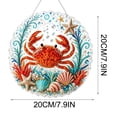 thumbnail image 5 of Clearance! Ocean Diamond Art Kits for Adults Pendant Suncatcher, 7.9" Ocean Special Shaped Crystal DIY Paint with Diamonds Craft Set, Crab, 5 of 7