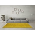thumbnail image 3 of Ahgly Company Machine Washable Indoor Rectangle Oriental Yellow Traditional Area Rugs, 6' x 9', 3 of 4