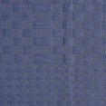 thumbnail image 5 of Beautiful Nightshadow Blue Check Matelassé Fabric Shower Curtain by Drew Barrymore, 72" x 72", 5 of 5
