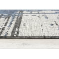 thumbnail image 6 of Rug Branch Contemporary Abstract Splash Blue Beige Indoor/ Outdoor Doormat Rug - 3x5, 6 of 7