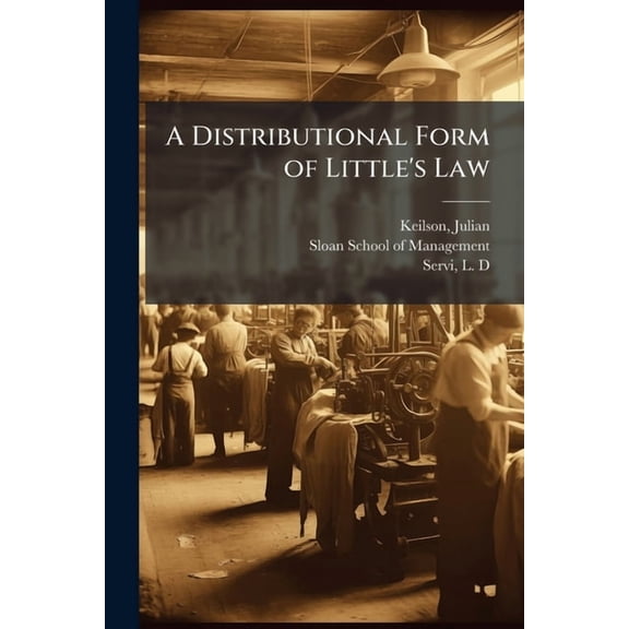 A Distributional Form of Little's Law, (Paperback)