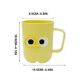 thumbnail image 2 of sruoe Toothbrush Holders, Bathroom Cups, Toothbrush Cup, Bathroom Tumblers, Portable Unbreakable Household Brushing Cup, Bathroom Cup Tumbler for Adult, Travel, Plastic Mouthwash Cups, 2 of 5