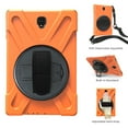 thumbnail image 5 of XYX Case for Samsung Galaxy Tab S4 10.5 inch SM-T830/SM-T835 with 360 Degree Rotating, Hand Strap, Shoulder Strap, Orange, 5 of 7
