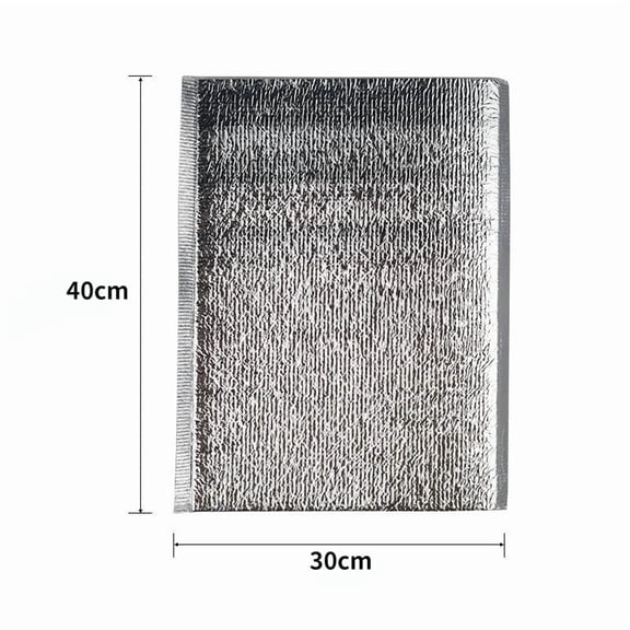 10 pcs/lot Reusable Aluminum Foil Insulated Food Storage Bag Dual Purpose Lunch Snack Picnic Hot Cold Pouch Kitchen Organizer
