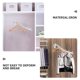 thumbnail image 3 of unbranded 2Ud Riel Metálico De Ropa Montado En Pared Plateado Con Alta Capacidad Y Ahorrador, 3 of 8