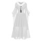thumbnail image 1 of Womens Halloween Costumes 2024 Cosplay Gothic Dresses Women Casual Plus Size Cold Shoulder Dress Solid Color Lace Butterfly Sleeve Gothic Dress, 1 of 5