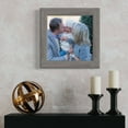 thumbnail image 2 of 8x6 Distressed/Aged Contrast Grey Complete Wood Picture Frame with UV Acrylic, Foam Board Backing, & Hardware, 2 of 8