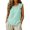 Mint Green, variant on LIZUOJUN Tank Tops for Women Women's Cotton Linen Blend Flutter Sleeve Tank Top Solid Color Casual Loose Fit Summer Vacation Daily Vest Top,Black,L