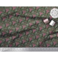 thumbnail image 2 of Soimoi Poly Georgette Fabric Moroccan Damask Fabric Prints By Yard 52 Inch Wide, 2 of 3