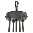 thumbnail image 3 of Meyda Tiffany 112633 25" W Franciscan 4 Arm Chandelier - Wrought Iron, 3 of 6