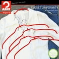 thumbnail image 7 of Mawa by Reston Lloyd Ultra Thin Silhouette Series Non-Slip Space Saving Hanger, Style 42/FT, Set of 20, Red, 7 of 7