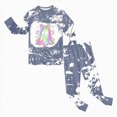 thumbnail image 2 of NOLDARES Kids Pajamas For Boys Skeleton Glow-in-The-Dark Cotton Toddler Halloween Outfit Boys and girls(Grey,8Y), 2 of 8