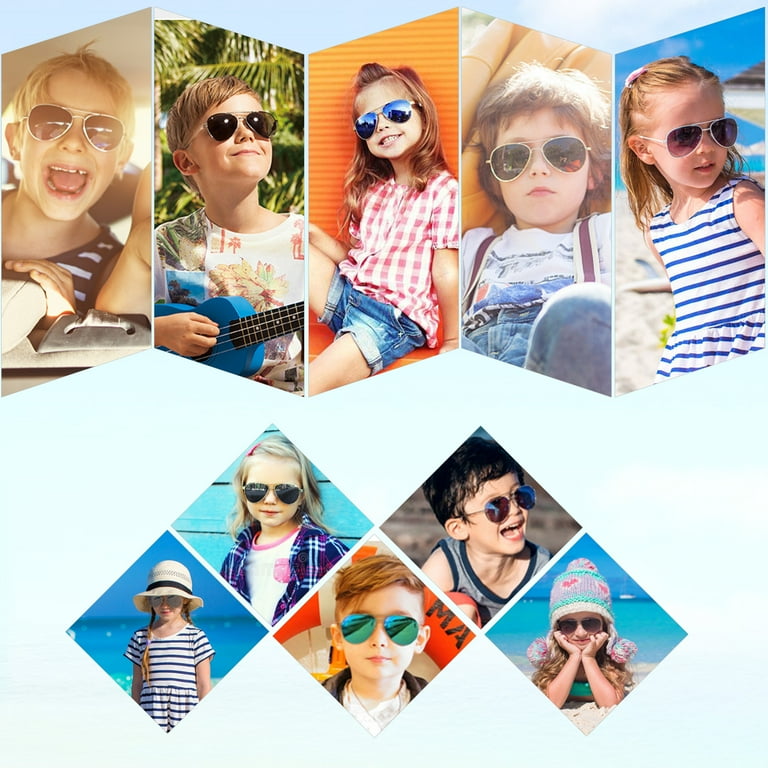 Mirrored Aviator Sunglasses for Kids