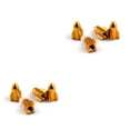thumbnail image 4 of Scienceny 4 piezas tapas de vástago de válvula de neumático accesorios de cobertura universales componentes modificados reemplazar la cubierta Dorado 2piezas, 4 of 6