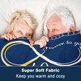 thumbnail image 4 of 40th Anniversary Blanket Gifts, 40th Wedding Anniversary Couple Gifts, Best 40th Gifts Ideas, 40 Years of Marriage Gifts for Parents, Grandparents, Dad, Mom, Her, Him 60"x50" Throw Blanket, 4 of 6