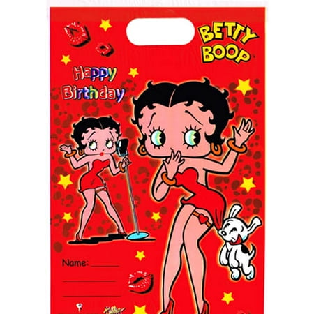 Betty Boop Jumbo Favor Bags (8ct)