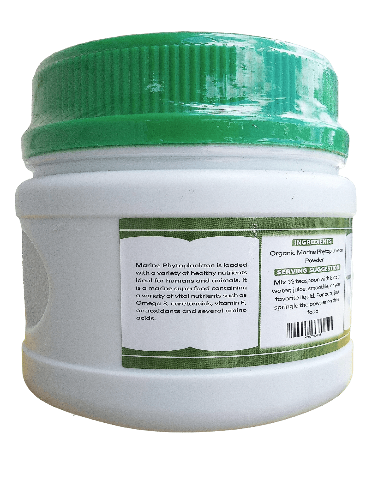 Premium Marine Phytoplankton Powder – 8 oz | Pure, Fine Powder | 100% Natural, Ocean-Grown Microalgae