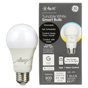 GE C by GE Smart A19 LED Light Bulb, 9.5-Watts (60W Equivalent), Tunable White, 1-Pack (Packaging May Vary)