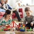 thumbnail image 2 of Juego de trenes de madera TOY Life, 80 unidades, para niños y niñas de más de 3 años, 2 of 9