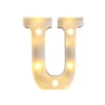 thumbnail image 1 of Fiudx Lámpara con Letras Led Decorativas, Luz Nocturna Tipo Marquesina, Decoración Versátil para El Hogar, Celebraciones de Cumpleaños y Bodas, Ambiente Romántico, Fácil de Usar con Pilas., 1 of 6