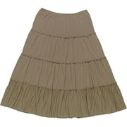Women's Plus Four-Tier Skirt