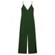 thumbnail image 5 of TaTaai Women's Summer Loose Wide Leg Jumpsuit V-Neck Adjustable Spaghetti Straps Side Slit And Pockets Casual Fashion Long Jumpsuit Gift, 5 of 5