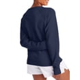 thumbnail image 2 of Champion Women's Powerblend Graphic Fleece Boyfriend Crewneck Sweatshirt, 2 of 5