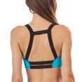 thumbnail image 2 of Balanced Tech Women's Athletic Thick Strap Caged Sport Bra, 2 of 2