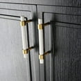 thumbnail image 5 of Gamvdout Chest of Drawers Kitchen Door Knobs Furniture Hardware Pulls and Handles Brushed Brass Handles T Bar Cupboard Handles for Bedroom Furniture Cabinets, 5 of 9