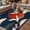 Blue, variant on Japanese Style Outdoor Rug for Patio/Deck/Porch, Non-Slip Large Area Rug 5 x 8 Ft, Modern Cranes Cherry Flower Wave Brown Indoor Outdoor Rugs Washable Area Rugs, Reversible Camping Rug Carpet Runner