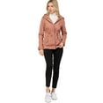 thumbnail image 3 of Made by Olivia Women's Military Anorak Safari Hoodie Jacket, 3 of 7