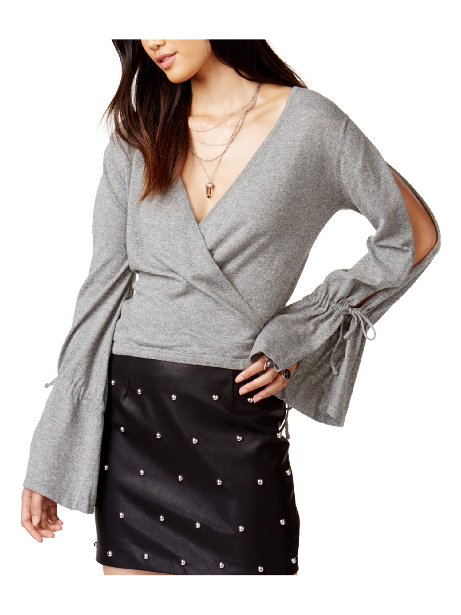 surplice wrap sweater