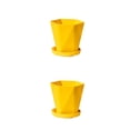 thumbnail image 2 of Cateissary Maceta Jardinería Base simple Contenedor Múltiples colores Flores Macetas Planta Maceta Práctico Estilo portátil Type3 NO3, 2 of 6