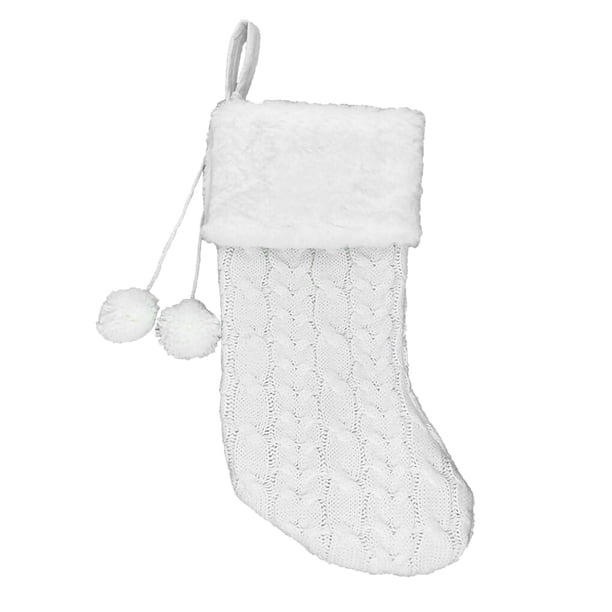 Matsuzay Calcetines navideños a la moda, regalo de Papá Noel para niños, calcetines divertidos de Navidad Unisex para mujer, medias de Papá Kits de decoración para fiestas Blanco