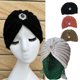 thumbnail image 2 of TQEHS Gorro de lana de punto, protección contra el frío en otoño e invierno, banda para el cabello cálida N4 F6W6, 2 of 5