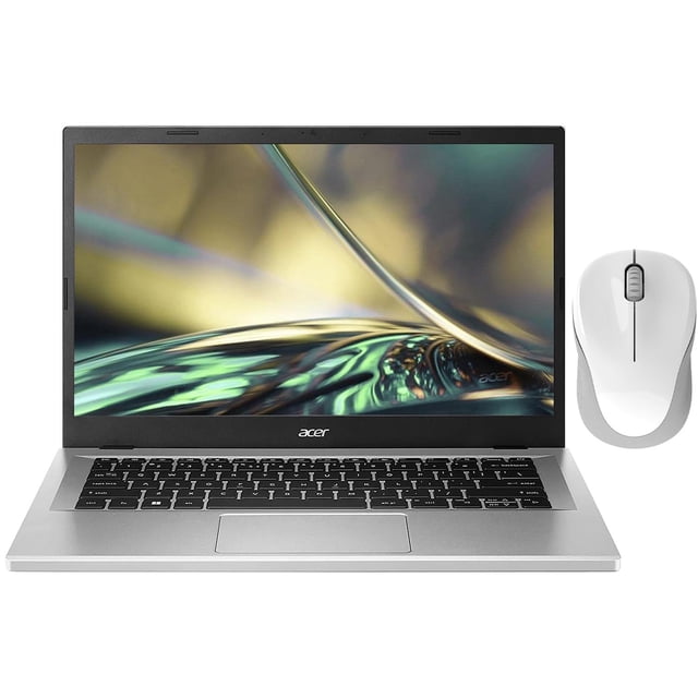 Laptop Acer Aspire 3 AMD Ryzen 3 7320U RAM 8GB 256GB SSD 14' Windows 11 Home + Mouse DXT Teclado en Español Plateado