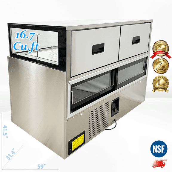 Cooler Depot 60" Refrigerated Bakery Display Case