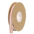 thumbnail image 5 of Uxcell 1 Pcs Natural Cotton Stripes Ribbon for Gift Wrapping and DIY Crafts Decoration Natural with Red 3/8", 5 of 6