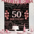 thumbnail image 3 of 50th Birthday Gifts for Women, 50th Birthday Gift Blanket, Gift for 50th Birthday Woman, 50 Year Old Gifts for Women 50th Birthday Gift Ideas, Happy 50th Birthday Gifts for Women Friends, 3 of 5