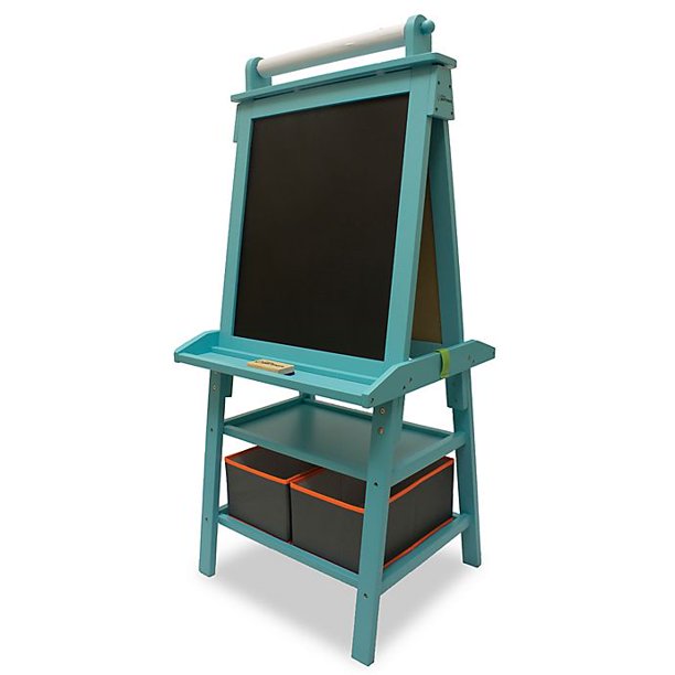 Little Partners 2Sided AFrame Art Easel with Chalk Board,