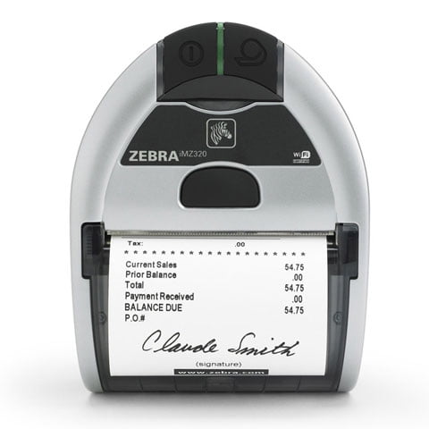 Restored Zebra iMZ320 Mobile Thermal Printer 203 dpi, 3" Print Width, Bluetooth, iOS/Android/Windows, 128MB RAM/128MB Flash, P/N: M3I-0UB00010-00 (Refurbished)