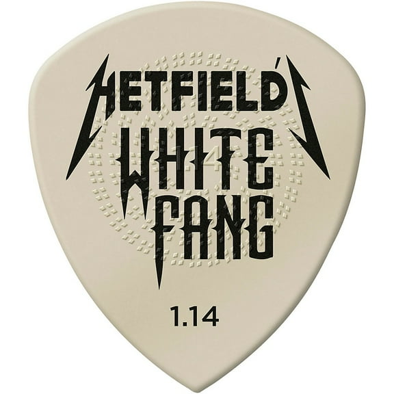Dunlop White Fang James Hetfield Signature Picks 1.14 mm 24 Pack