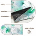 thumbnail image 6 of Spring Flowers Round Area Rug 3.3Ft Washable Circle Rugs for Dining Room Table, Green Blossom Watercolor Botanical Florals Non-Slip Carpet Floor Mats Indoor Outdoor Carpet Runner Aesthetic Home Decor, 6 of 8