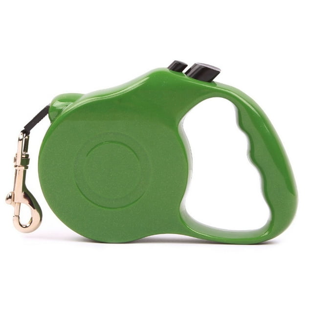 Pet Walking Extendable Leash Automatic Retractable Nylon Walking Rope leash pet walking rope Pet Extending Leash, Green & Large
