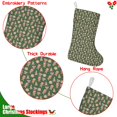 thumbnail image 5 of Christmas Stockings,Green Christmas Gingerbread and Tree Pattern Stockings Christmas,14.8'' Xmas Stockings,Christmas Party Favors,Christmas Party Decorations,Christmas Stockings Personalized, 5 of 5