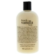 Philosophy French Vanilla Bean Shampoo, Shower Gel & Bubble Bath, 16 Oz