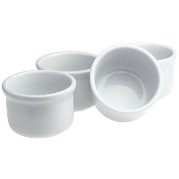BIA Cordon Bleu Chili Bowl, 4.75", 16 oz, Set of 4, White, Porcelain