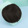 thumbnail image 2 of SEGO Clip in Hair Bangs 100% Human Hair Extensions Clip on Side Fringe with Natural Flat Neat Bangs with Temples for Women One Piece Hairpiece, 2 of 6